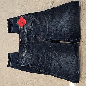 NWT Spanx distressed denim legging.